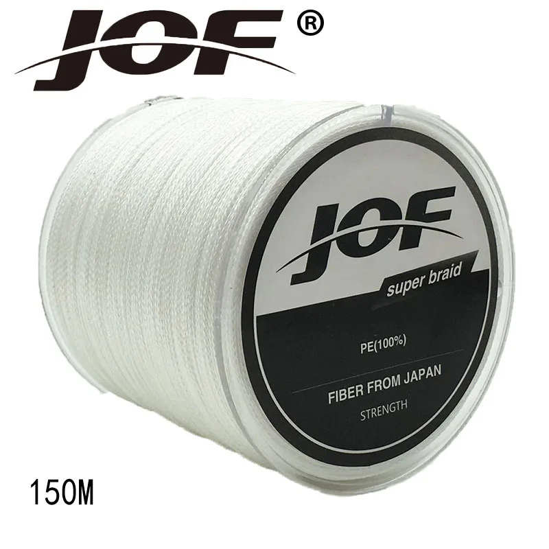 JOF 4 нити 150 м PE плетеная рыболовная леска многофиламентная проволока