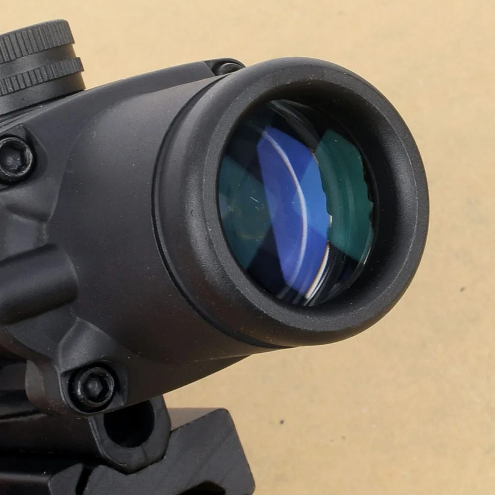 Охотничий Прицел ACOG 4X32 оптика из натурального волокна красный зеленый с