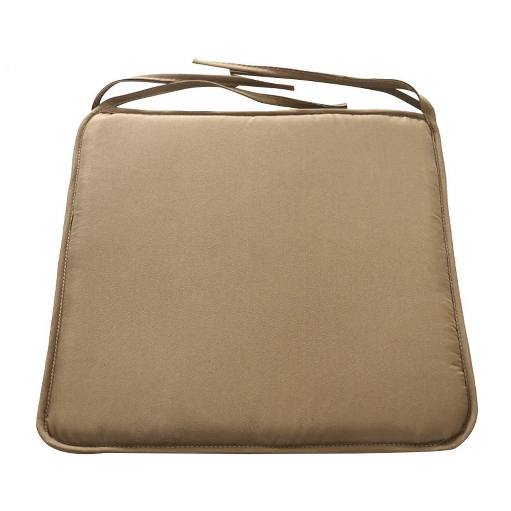 brown 37x37cm 40x40 см подушка для стула Подушка для домашнего офиса обеденный стул сплошной цвет Крытый открытый стул подушка домашний декор - Цвет: brown 37x37cm