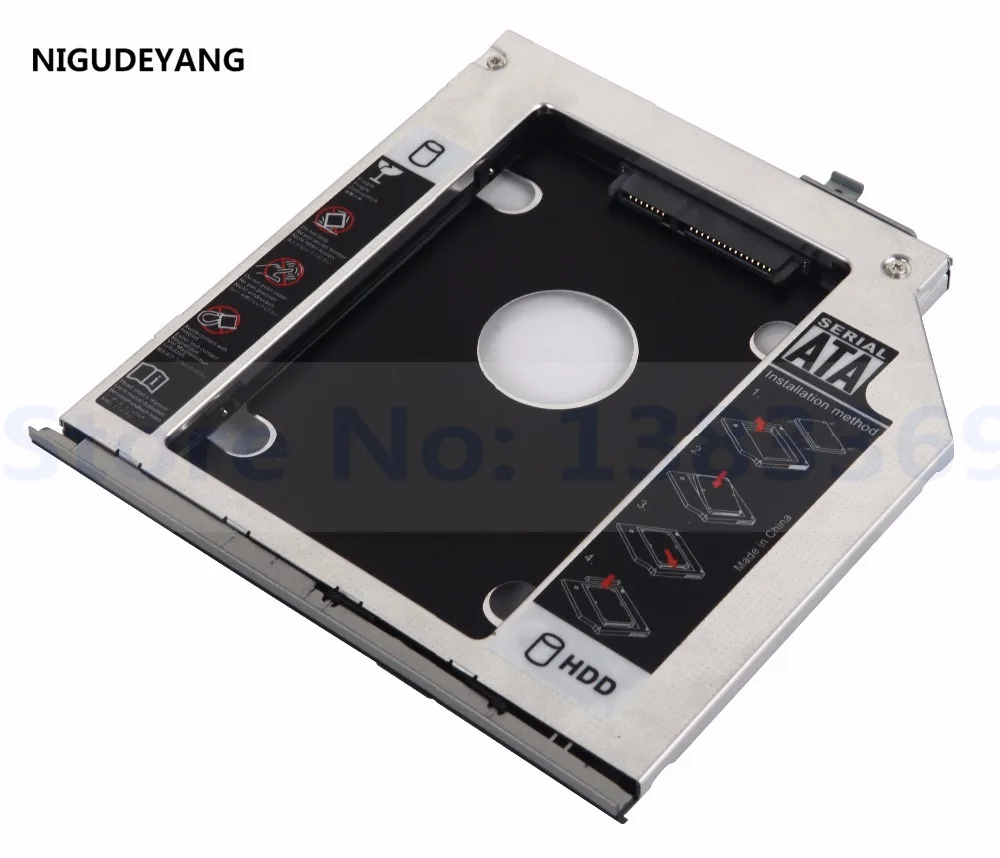 SATA 2 й жесткий диск SSD HDD модуль Caddy адаптер для HP EliteBook 2560P 2570p с рамкой и