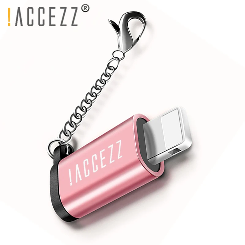 ! Кабель переходник ACCEZZ с Micro USB на Lighting для iphone X 6S 7 8 Plus ipad mini|Переходники и