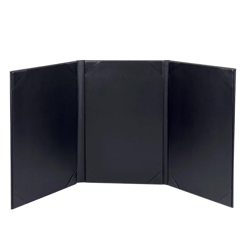 30 шт./лот ИСКУССТВЕННАЯ Кожа Меню Ресторана Охватывает Вин Носителей A4 Кофе