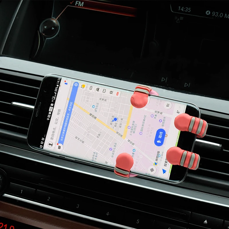 Универсальный автомобильный держатель для iPhone 6 7 8 Крепление устанавливаемое на
