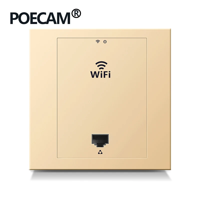 2 4G 300 Мбит/с беспроводной маршрутизатор Ретранслятор 86 pannel AP Тип wifi в стене точка