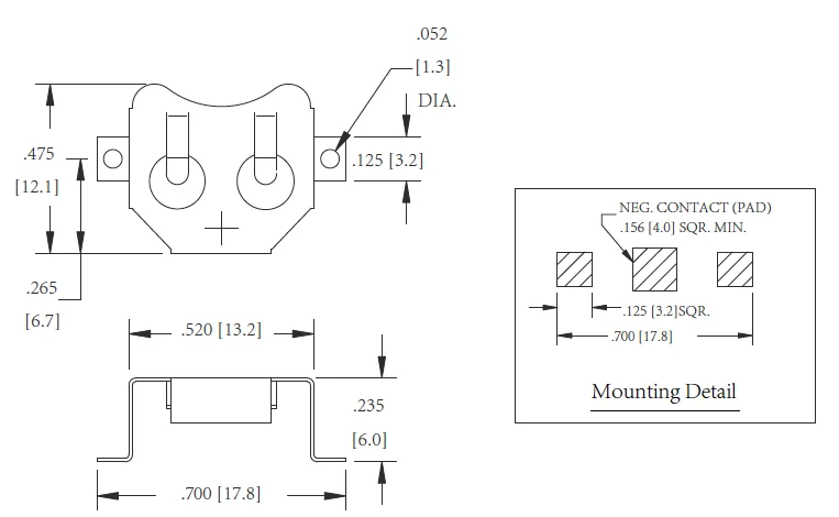 10 шт./лот держатель для монет типа SMT батареек LR44 SR44 AG13 L1154 303357 MS76|ag13 battery holder|cell