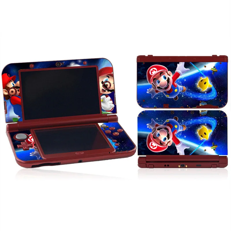 Защитная виниловая наклейка Mario для Nintendo New 3DS XL и LL на консоль|stickers for|stickers
