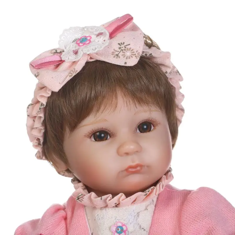 Силиконовая кукла reborn для девочек игрушки подарок 16 &quot42 см новорожденная