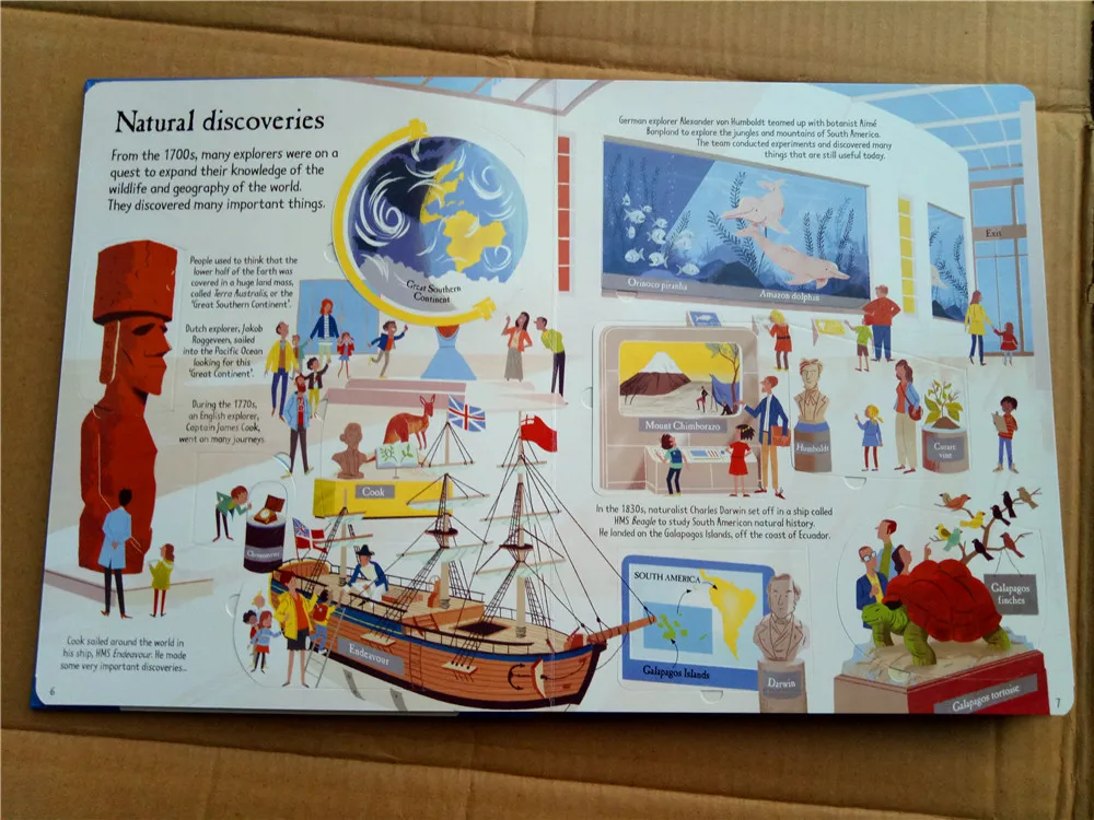 Usborne see inside surgation and Discovery с более чем 70 клапаном для раннего образования детей