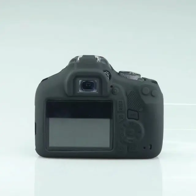 Black color Soft Silicone Rubber Camera Protective Body Cover Case For Canon 1300D 1500D | Электроника