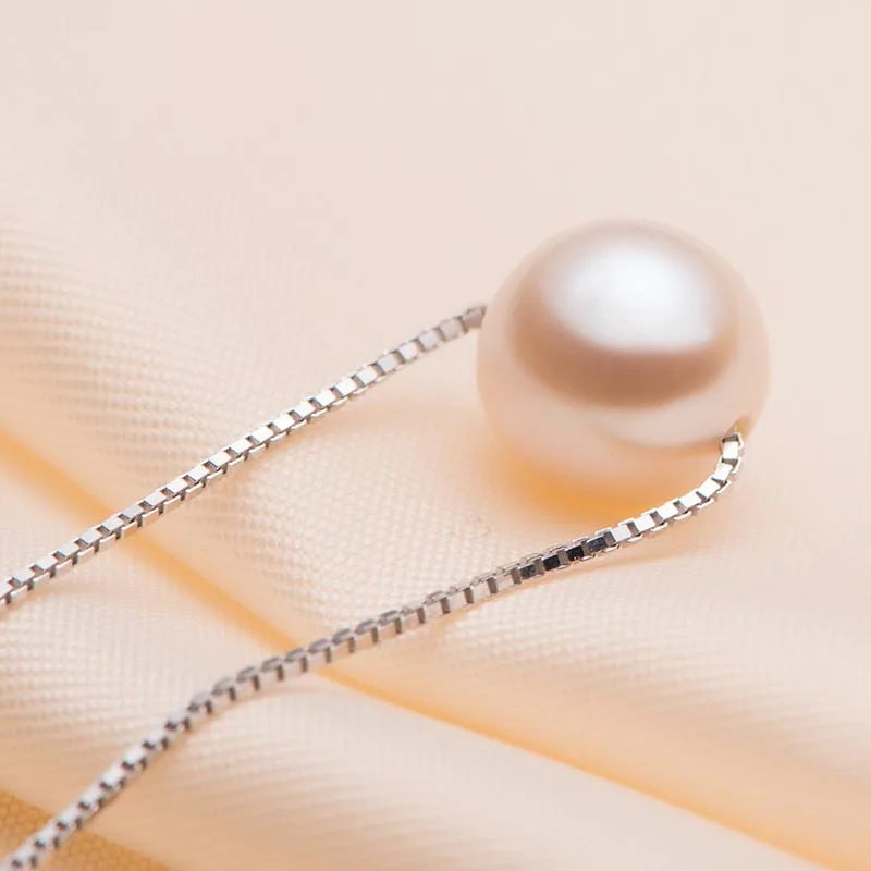 BSL Интернет магазин модное простое натуральное жемчужное ожерелье с цепочкой из