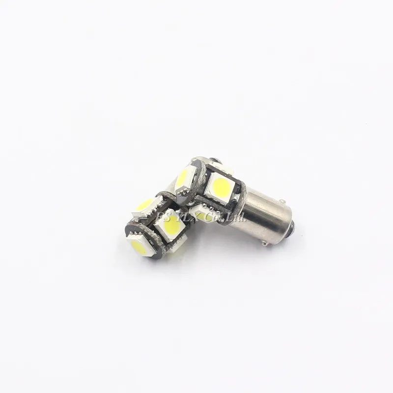 Автомобильная светодиодная лампа с клиновидным цоколем T4W BA9S 5050 5SMD|5050 canbus|car lightbulb
