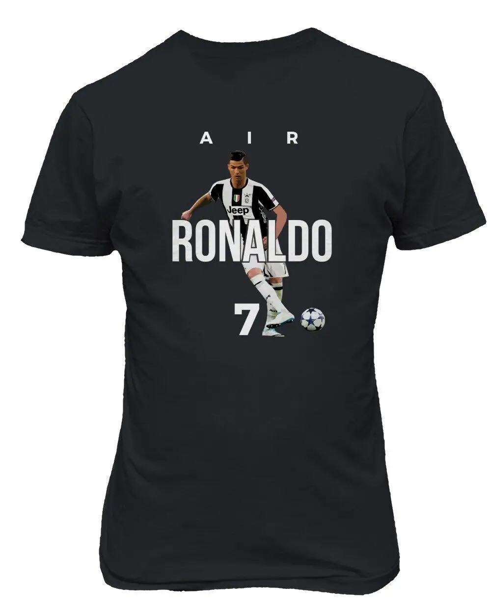 Футбол &quotAir Ronaldo&quot CR7 Cristiano Ronaldo Juve Мужская футболка|Мужские футболки| |