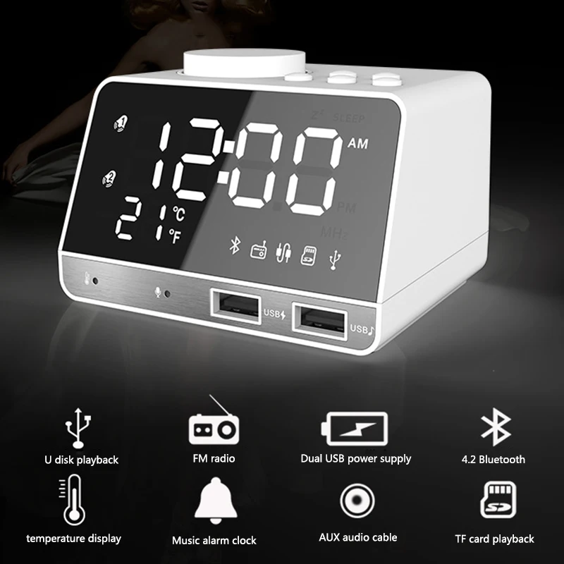 Беспроводные Смарт часы K11 bluetooth колонки fm радио бас бумбокс подарки на день