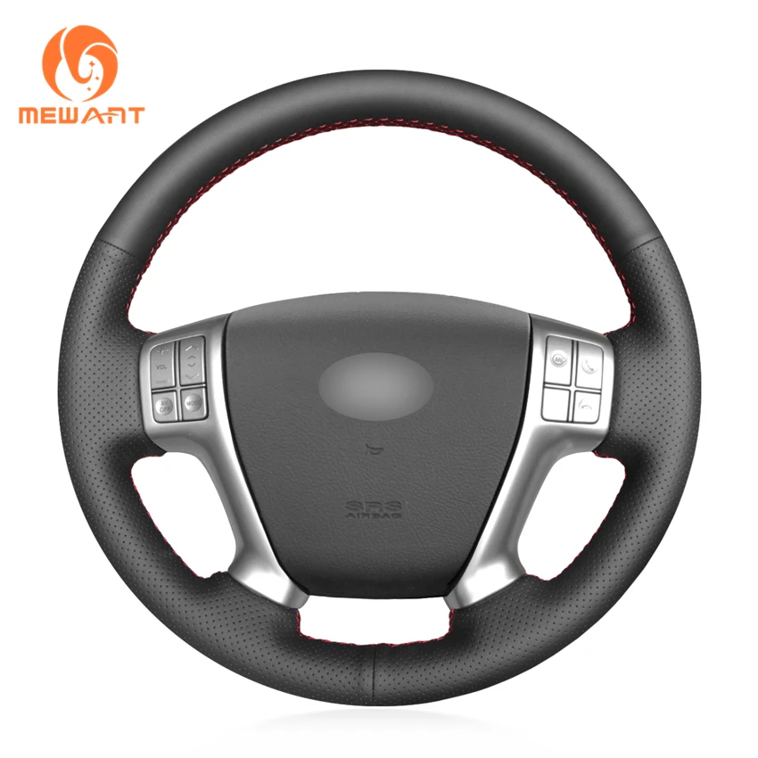 MEWANT черный чехол рулевого колеса автомобиля из натуральной кожи для Hyundai ix55 2009 2013