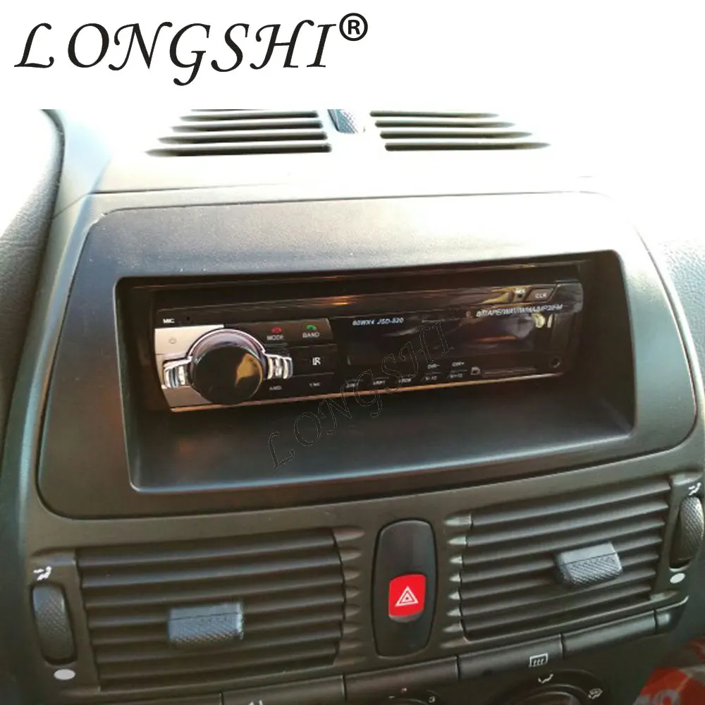 LONGSHI один дин радио фасции крышка отделка ободок для 1995-2001 FIAT Bravo 182 Brava 182 Marea 185 Панель рамка аудио 1DIN