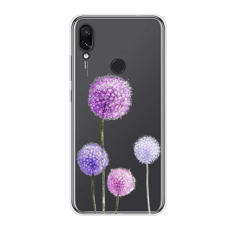 Мягкий мультяшный чехол для Xiaomi Redmi Note 7 силиконовая задняя крышка телефона Note7