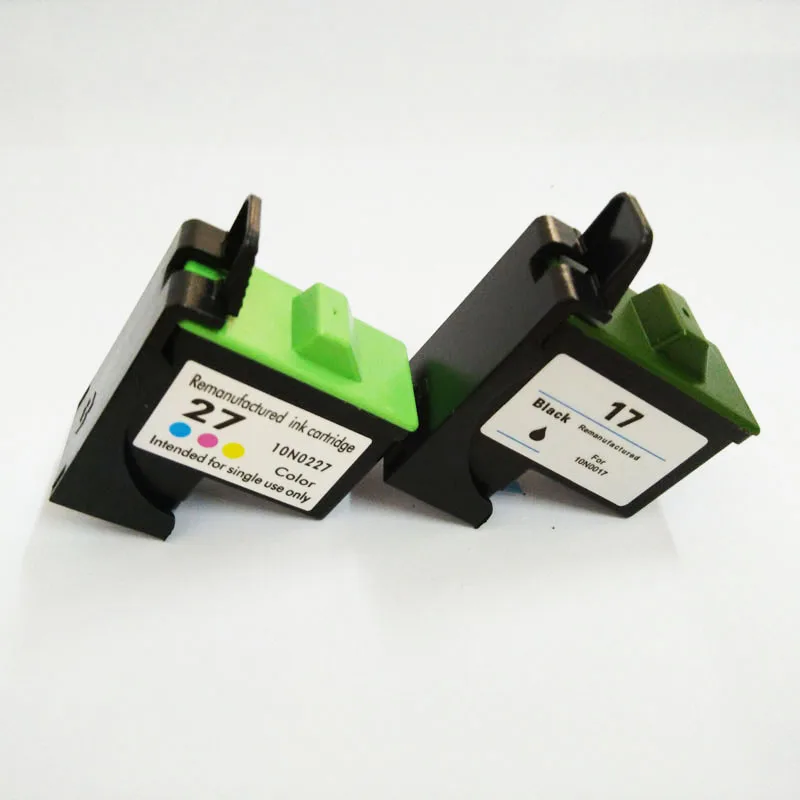 

vilaxh 17 27 Ink Cartridge For Lexmark 17 27 for Z605 Z615 X1100 X1150 X1270 i3 Z13 Z23 Z34 Z515 Z517 Z600 Z603 X2250 Printer