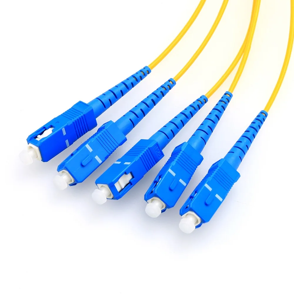 Волоконно оптический сплиттер KELUSHI 1*4 PLC коннектор SC Оптический Сплиттер оптовая