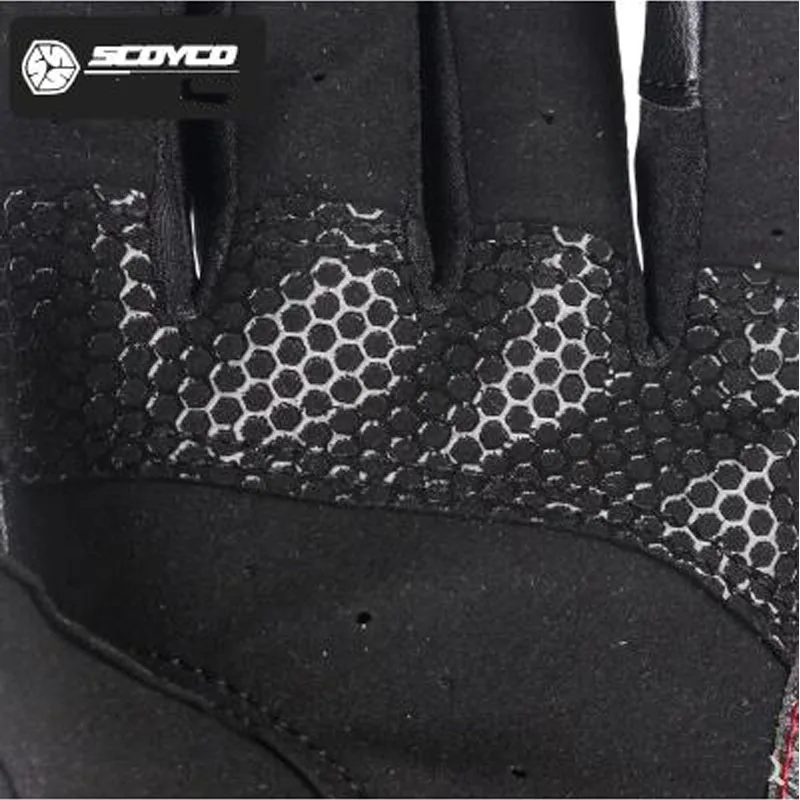 Летние дышащие перчатки для езды на мотоцикле с сенсорным экраном SCOYCO мужские