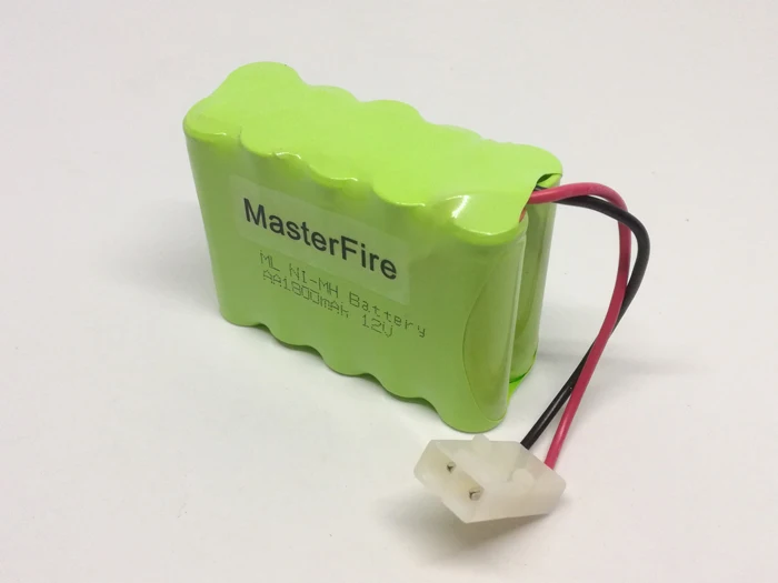 MasterFire 2 упак./лот Новый 12В AA 1800 мАч Ni-MH аккумулятор NiMH с вилкой | Электроника