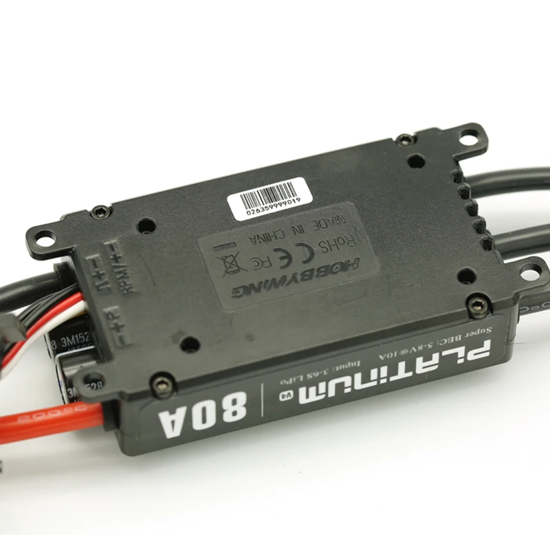 1pcs Hobbywing Platinum 80A V4 3-6S Lipo Brushless ESC for Airplane | Игрушки и хобби