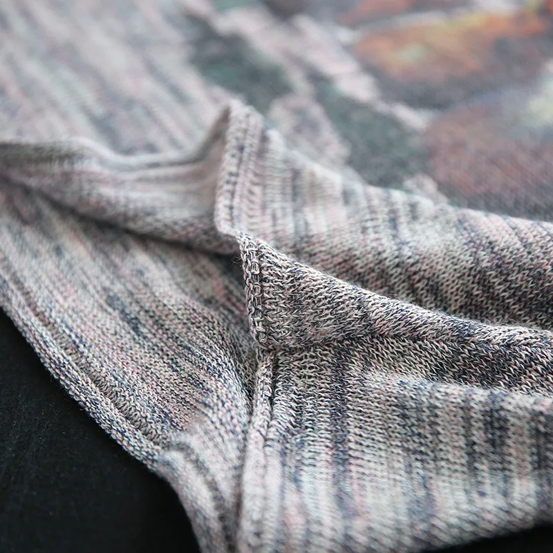 Женщины Лето O-образным Вырезом Ретро Футболки Отпечатано Винтаж Характер