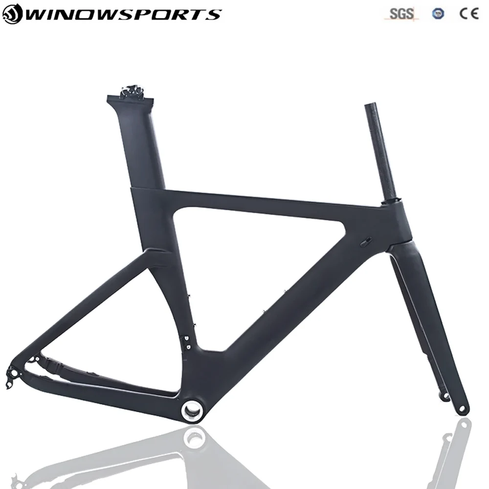 Дисковая дорожная карбоновая велосипедная Рама Aero Carbon рама Bsa 49/51/54 см Φ или XDB