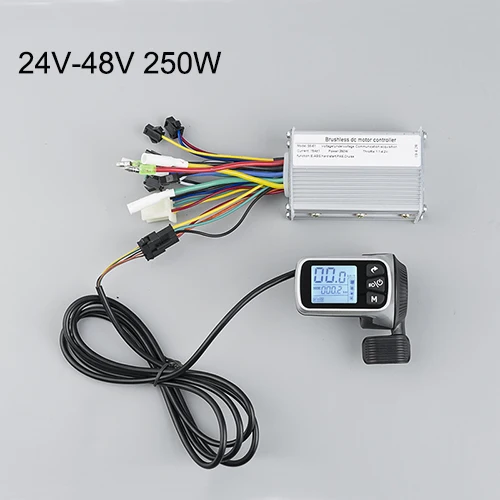 24V-48V 250W type 2 350 Вт контроллер электровелосипеда Finger дроссельная заслонка ЖК-дисплей для электрического велосипеда Электрический контроллер для мотороллера бесщеточный мотор электрический велосипед - Цвет: 24V-48V 250W type 2
