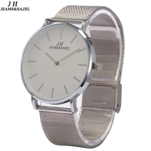 Men Silver 2 Новинка, роскошные женские часы, ультра тонкий стальной ремень, мужские и женские Универсальные часы, женские модные наручные часы, Relogio Feminino - Цвет: Men Silver 2