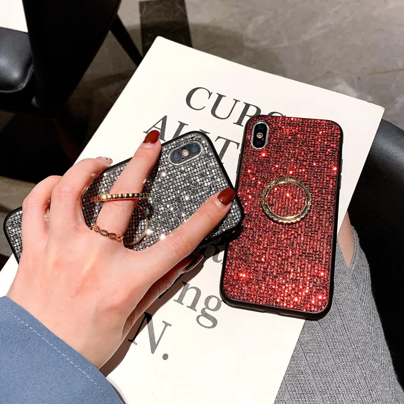 Роскошный блестящий чехол для телефона с бриллиантами iPhone X XR XS Max 7 8 6 6s Plus