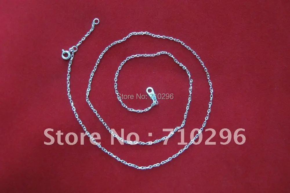 Цепочка длиной 20 дюймов из серебра 925 пробы 1 8 мм|necklace number|jewelry charm necklacenecklace iron |