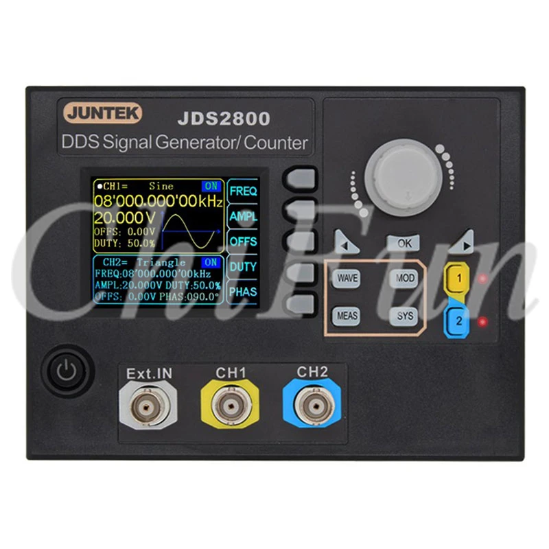 JDS2800 60MHZ генератор сигналов цифровой контроль двухканальный DDS функция Частотный