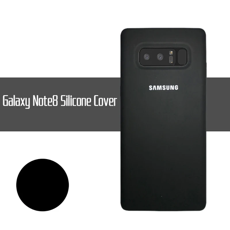 samsung galaxy Note 8 SM-N950F противоударный Алькантара чехол для телефона чехол для мобильного телефона Funda чехол s для samsung galaxy Note 8 - Цвет: Black