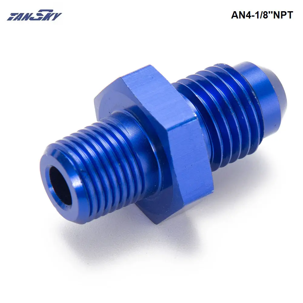 10 шт./лот 4AN к 1/8NPT масло/Топливопровод шланг/Манометр мужской/шланг соединение