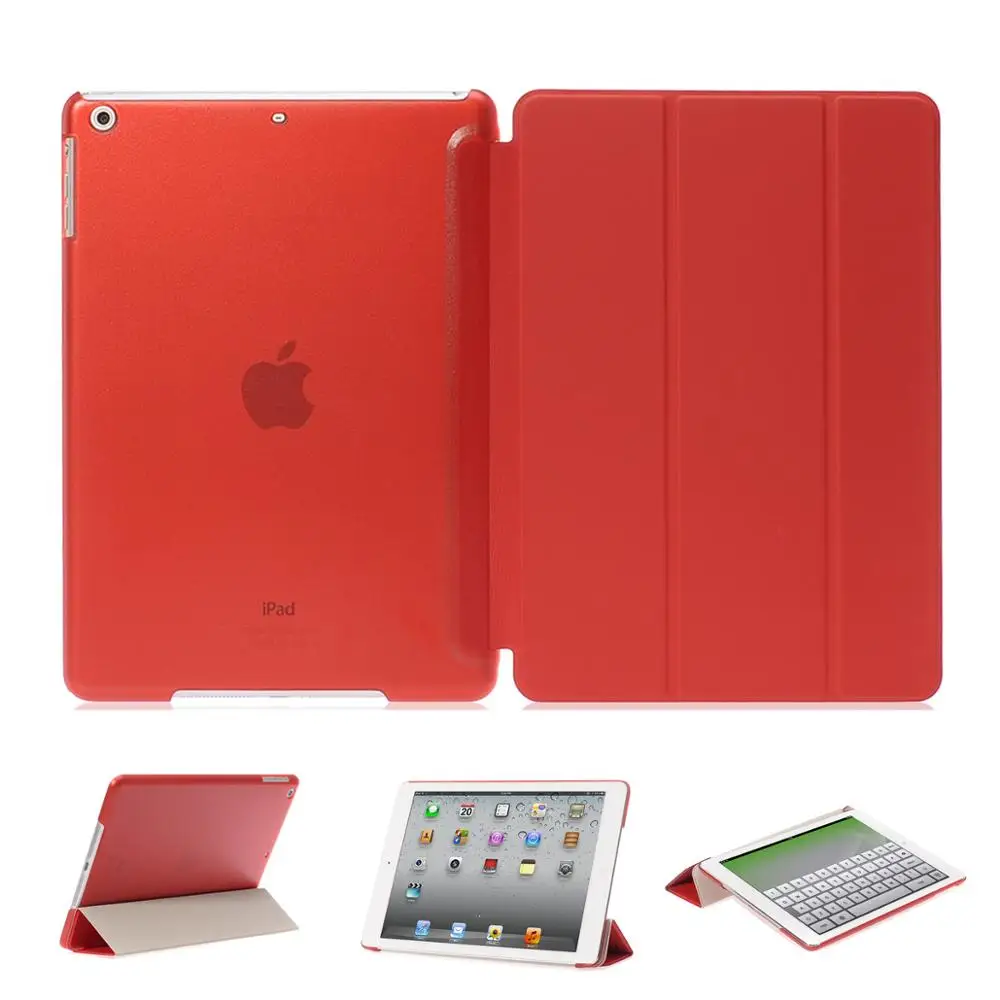 GOOYIYO-для нового iPad 9 7 2017 2018 чехол из искусственной кожи матовая задняя защитная