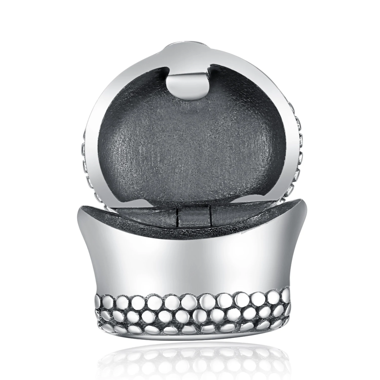 JewelryPalace Винтаж 925 пробы серебро открываемые шкатулка из бисера Шарм Fit Браслеты