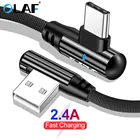 Кабель OLAF USB Type-C для Samsung Galaxy S10, S9 Plus, Xiaomi Mi 8, 6 MAX, 3, USB C, кабель для быстрой зарядки и передачи данных