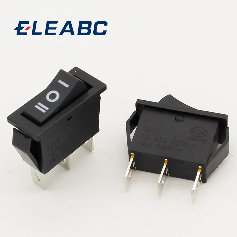 Акция! 5 шт. x 3 Pin SPDT переключатель рокер с позициями 10 А/250 В 15 А/125 переменного
