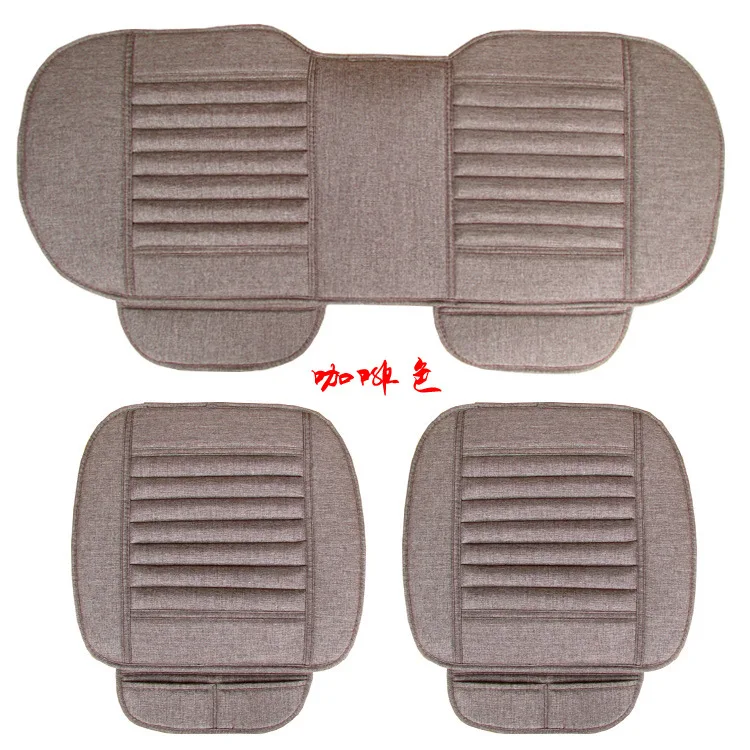 

3Pcs/Set Car Supplies Car Seat Cover Cushion Universal Front Back Seat Covers Car Chair Pad