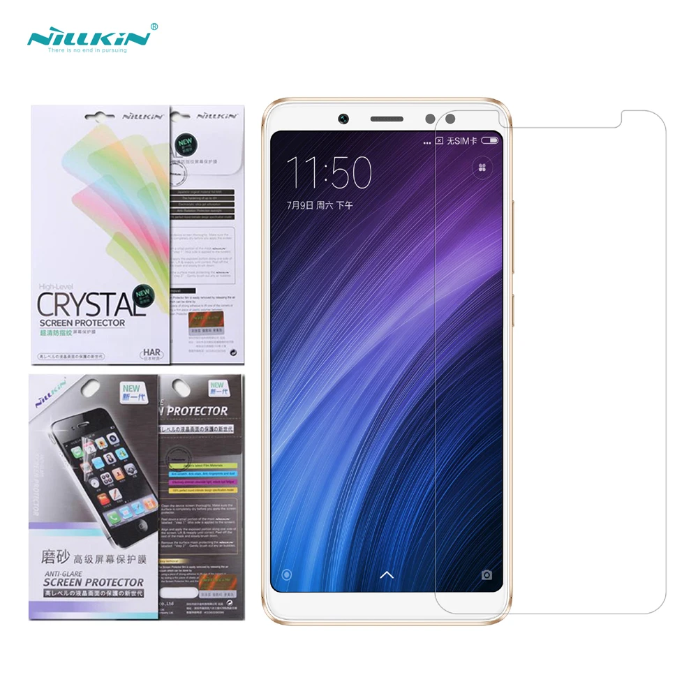Защитная пленка Nillkin для Xiaomi Redmi Note 5 прозрачная/матовая (не стекло)|screen protector|clear