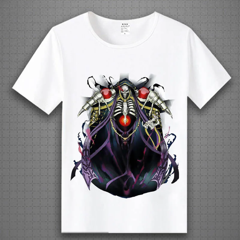 Cosroad Overlord футболка Ainz Ooal платье Косплей Костюм Albedo взрослая с коротким рукавом