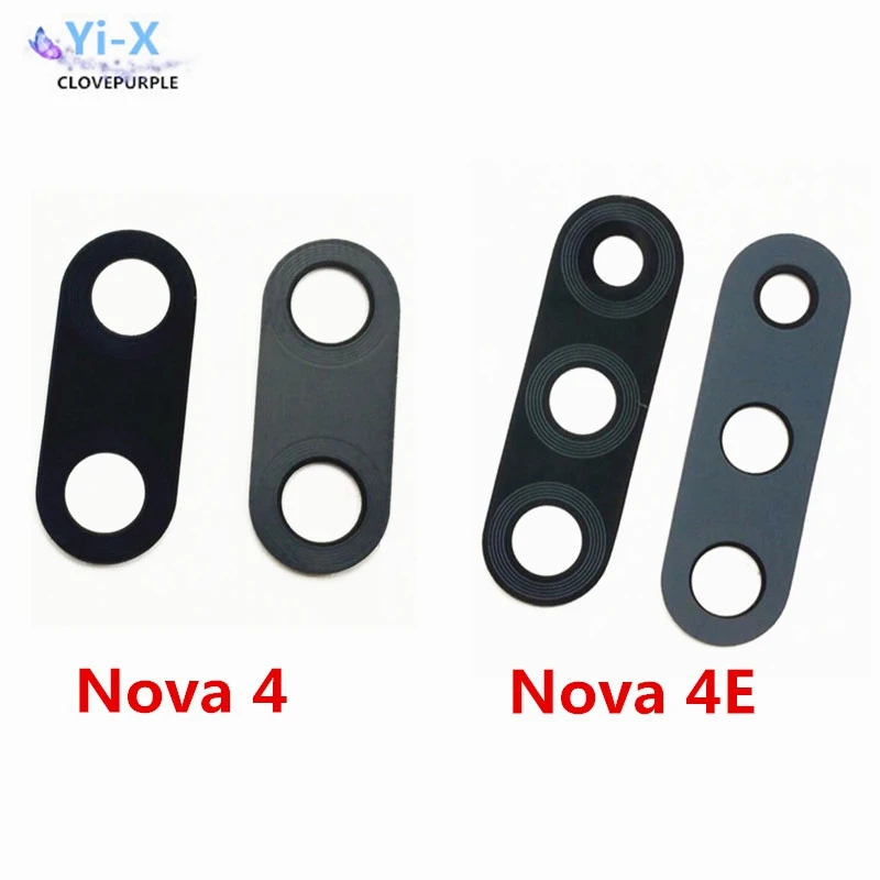 2pcs/lot Rear back main camera glass lens for Huawei Nova 2 2S 2i 3 3E 3i 4 4E 5 5i lite plus Pro | Мобильные телефоны и