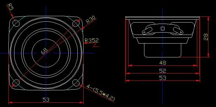 2шт 2 дюйма 4 Ом 8 Вт NdFeB магнитный полный частотный динамик HIFI музыка для Bluetooth динамика|4 ohm|speaker hifimusic music |