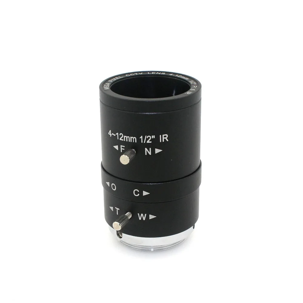 MP 4 12 мм CS Объектив 1/2 &quotIR крепление варифокальный ручной Iris CCTV объектив для