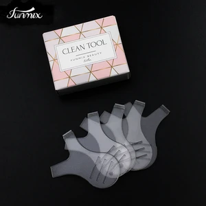 5 шт. Y-образная 2 разных чистящих головки, пластиковая Мягкая Мини-щетка, одноразовая щеточка для чистки ресниц, косметика