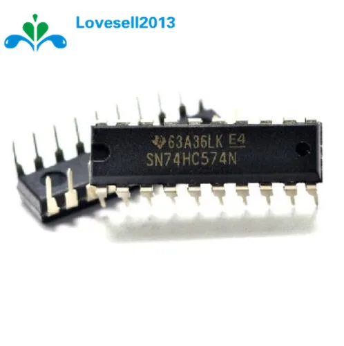 2 шт. 74HC574N 74HC574 DIP 20 D Type флип флоп со встроенной схемой IC 20|dip|dip 20dip ic |