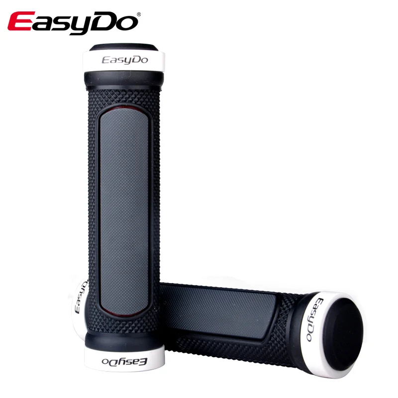 WHITE EasyDo противоскользящие удобные Karton PP материал бар концы MTB рукоятка руля Эргономичный дизайн велосипедные ручки аксессуары для велосипеда - Цвет: WHITE