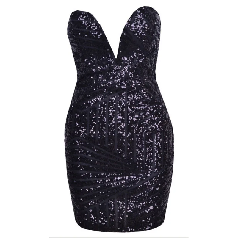 Sexy women блесток dress glitter платья vestido курто спинки мини платье lentejuelas золотой блеск moda