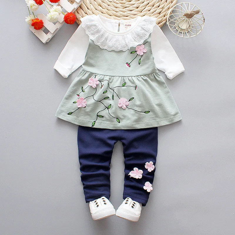 BibiCola/комплекты одежды для девочек комплекты из 3 предметов детская одежда