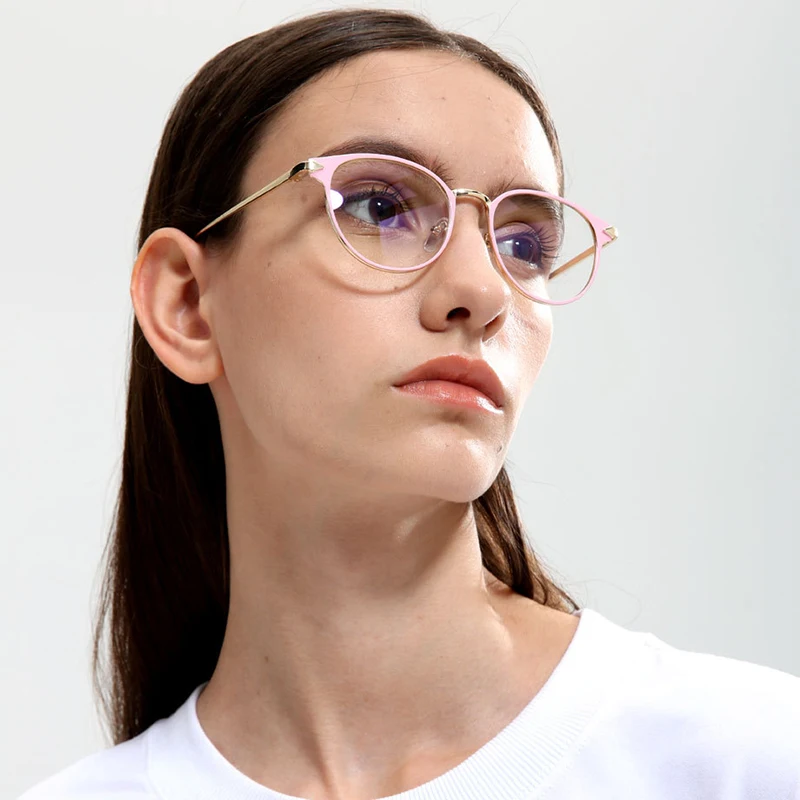 Women woman new full frame sunglasses flat mirror fashion rice nails metal personality round retro glasses | Аксессуары для одежды